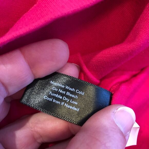 Boston Proper bright pink cutout neckline sheath dress size Small - Picture 9 of 14